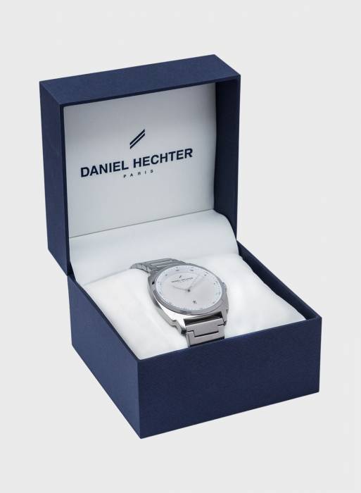 ساعت مردانه دنیل هکتر نقره ای مدل 4330