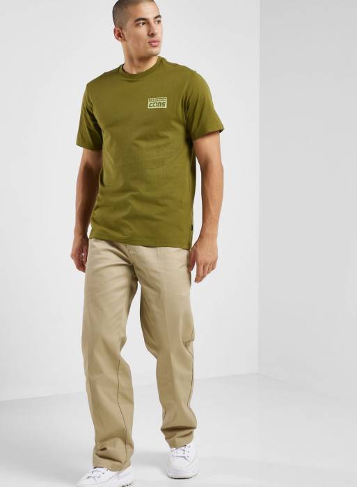 تیشرت مردانه کانورس سبز مدل 4443