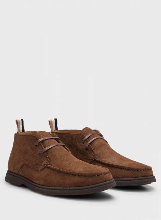 کفش رسمی مردانه باس قهوه ای مدل 5416