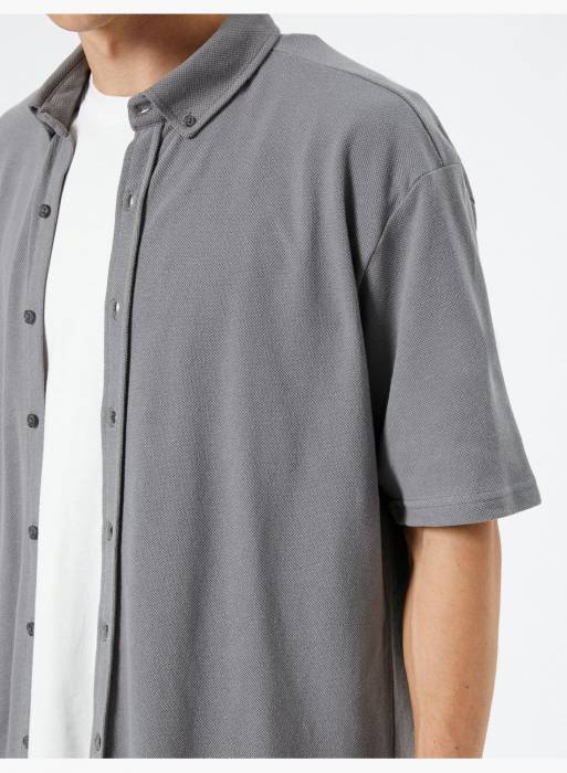 پیراهن آستین کوتاه کلاسیک مردانه کوتون مدل 6903