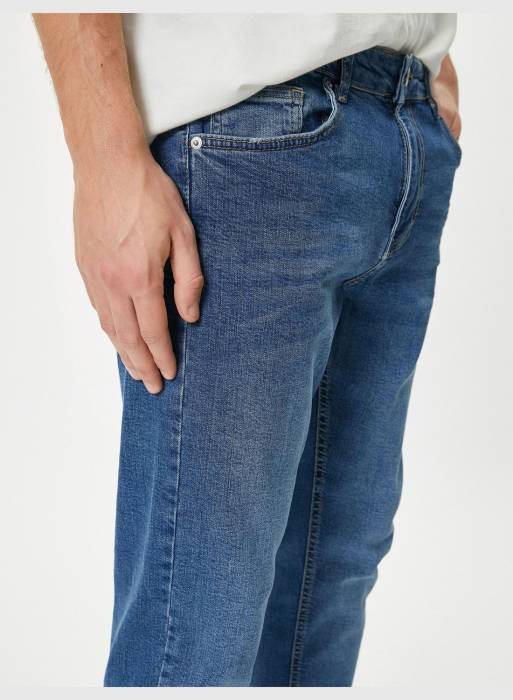 شلوار جین مردانه اسلیم فیت کوتون مدل 8606