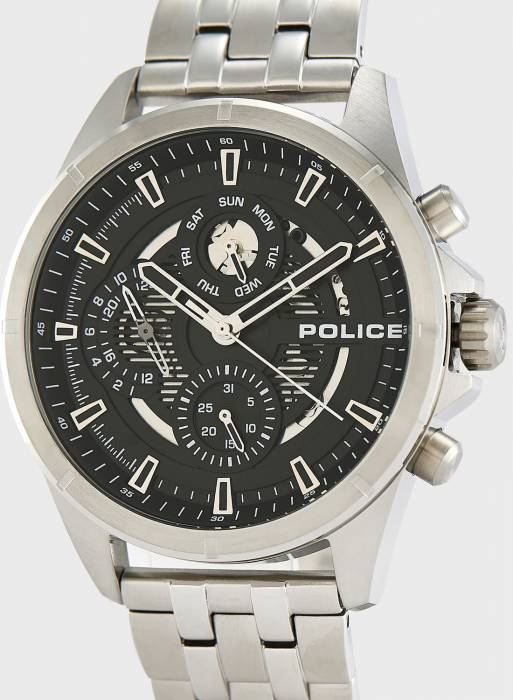 ساعت مردانه پلیس نقره ای مدل 9103