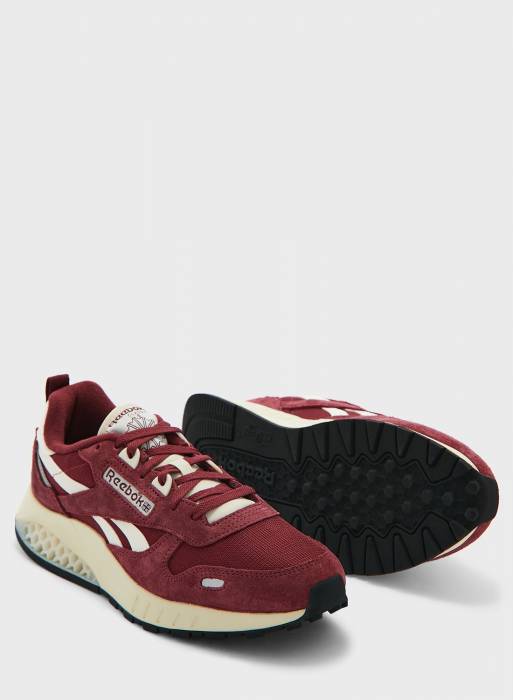 کفش اسپرت کلاسیک چرم مردانه ریباک قرمز مدل 9385