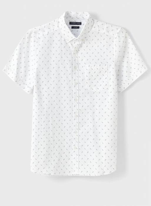 پیراهن مردانه ال سی وایکیکی سفید مدل 9431