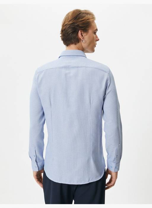 پیراهن کلاسیک اسلیم فیت مردانه کوتون مدل 9523