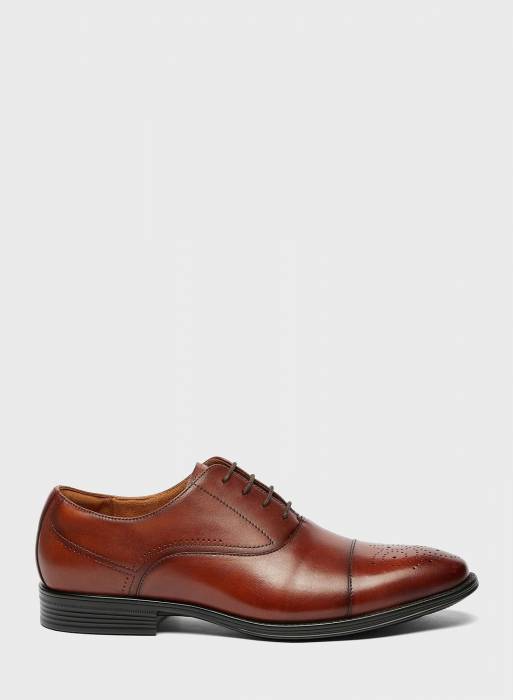 کفش رسمی مردانه قهوه ای برند le confort مدل 9761