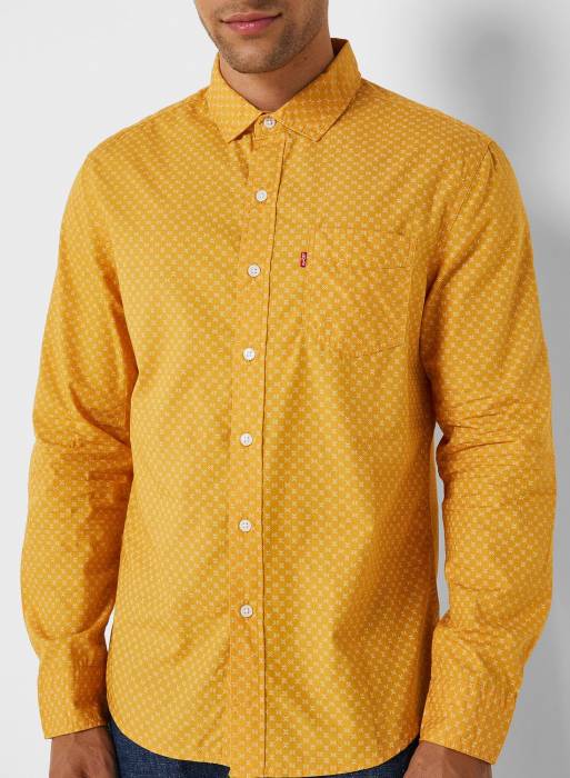 پیراهن مردانه لیوایز نارنجی