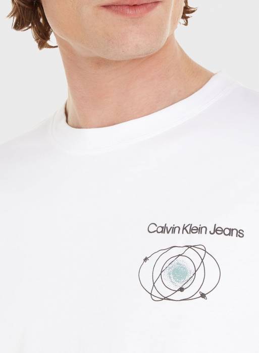 تیشرت جین مردانه کلوین کلاین سفید مدل 1505
