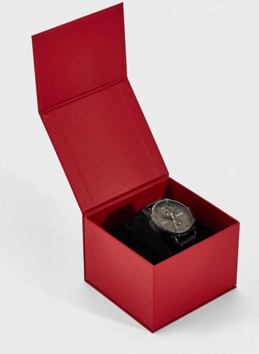 ساعت مردانه هوگو مشکی مدل 1516