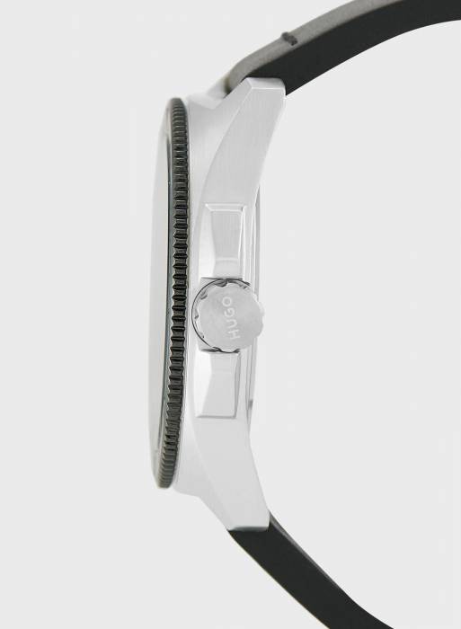 ساعت مردانه هوگو نقره ای مشکی مدل 1659