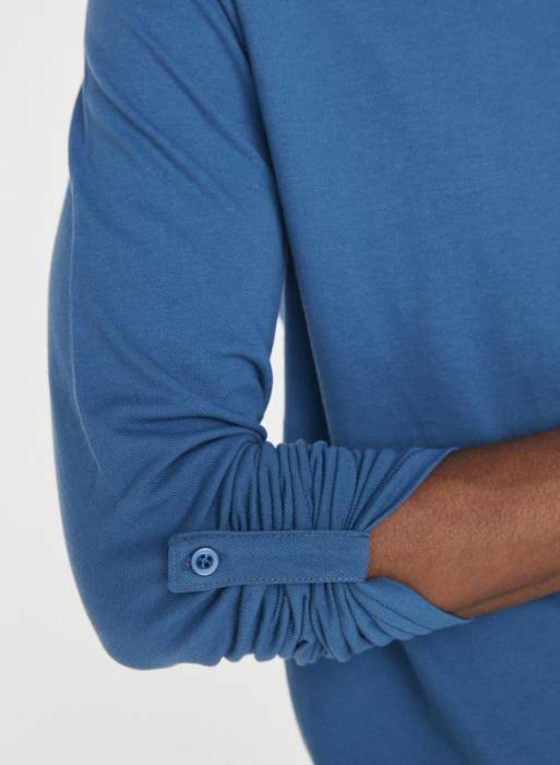 پیراهن اسلیم فیت مردانه ترندیول آبی مدل 1830