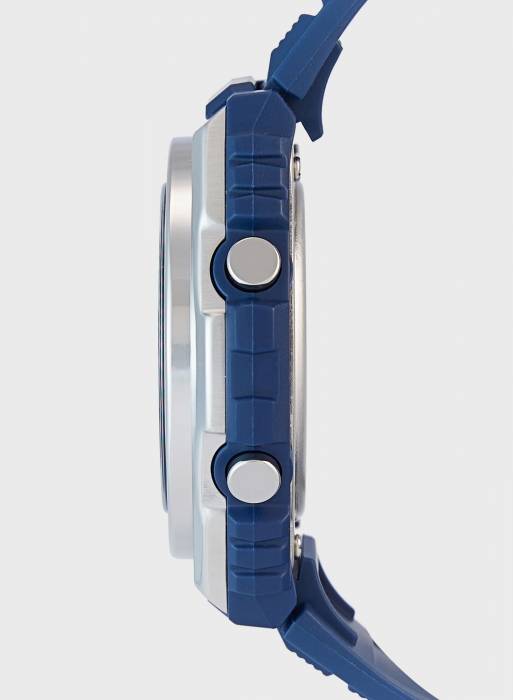 ساعت مردانه دیجیتال کاسیو نقره ای آبی مدل 2356
