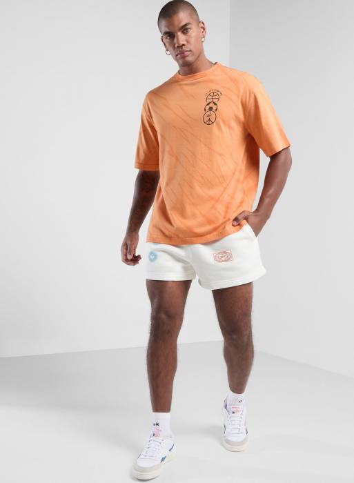 تیشرت کلاسیک مردانه ریباک نارنجی مدل 2520