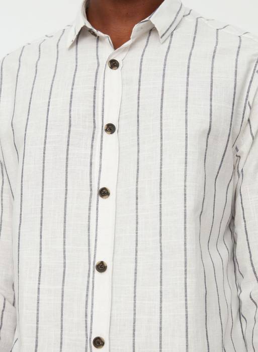 پیراهن مردانه ترندیول سفید مدل 2531