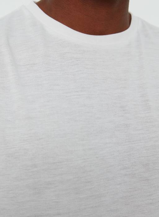تیشرت مردانه ترندیول سفید مدل 2612