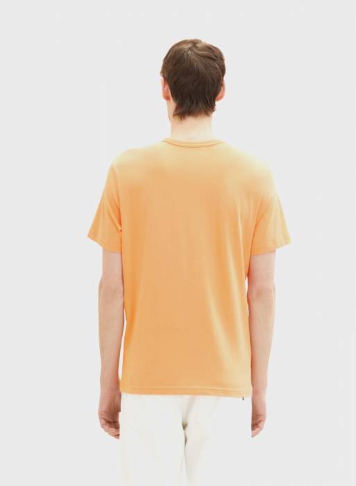 تیشرت مردانه تام تیلور نارنجی مدل 3072