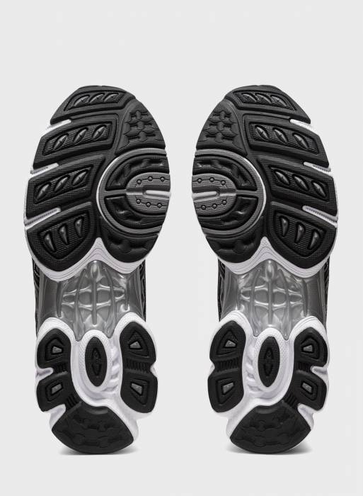 کفش ورزشی مردانه اسیکس طوسی خاکستری مشکی مدل 3114