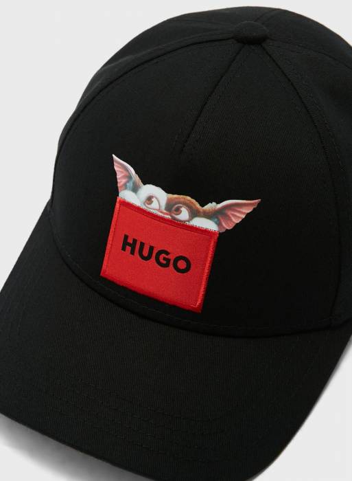 کلاه اسپرت مردانه هوگو مشکی مدل 3706