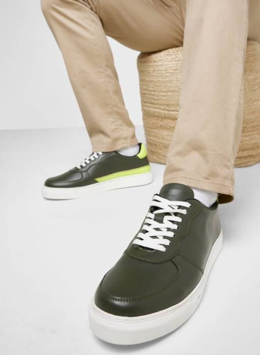 کفش اسپرت مردانه سبز برند seventy five