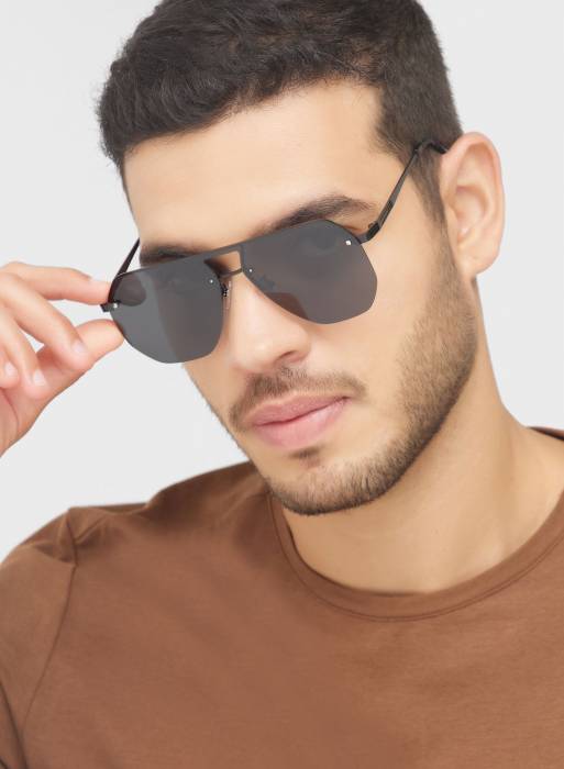 عینک آفتابی مردانه مشکی برند robert wood
