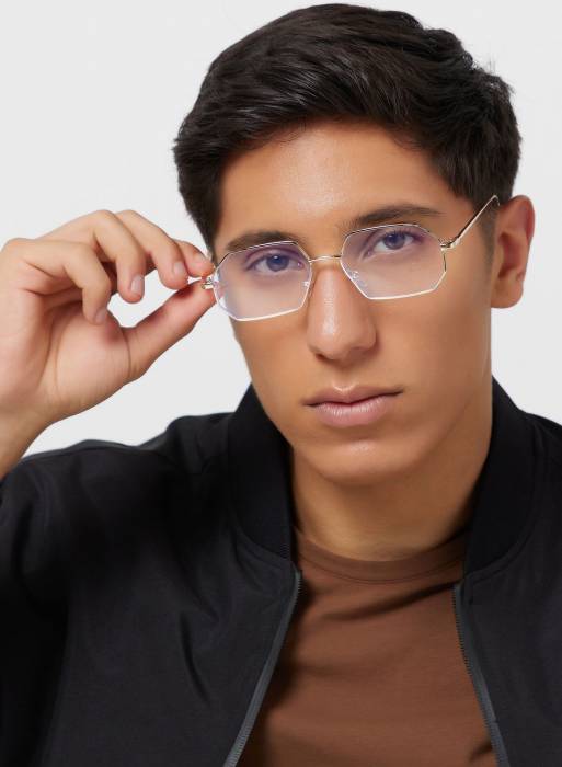 عینک آفتابی مردانه طلایی برند seventy five
