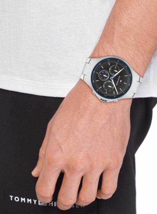 ساعت مردانه تامی هیلفیگر نقره ای مدل 5355