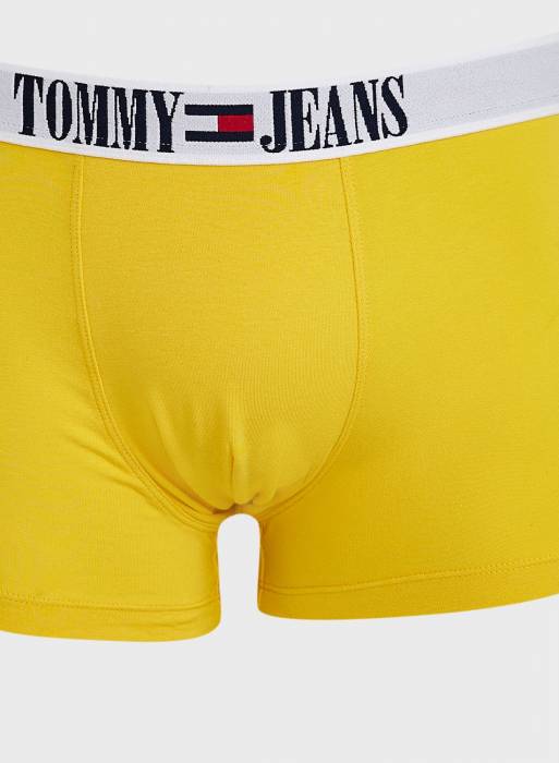 شورت جین مردانه تامی هیلفیگر زرد