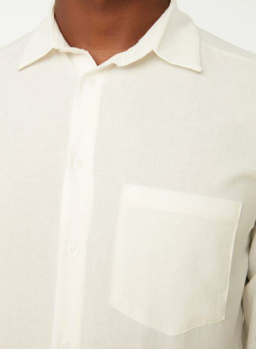 پیراهن مردانه ترندیول سفید مدل 6013