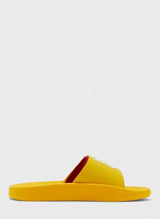 دمپایی مردانه هوگو زرد مدل 6030