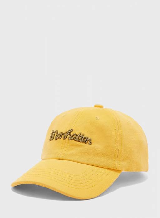 کلاه اسپرت مردانه زرد برند seventy five