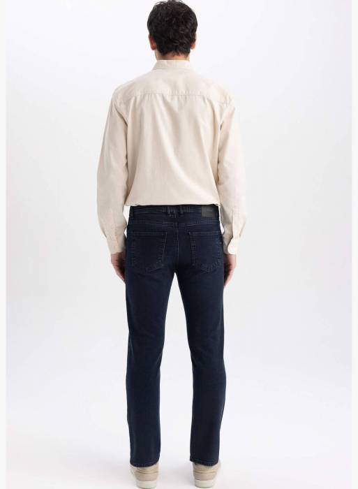 شلوار جین مردانه راحت آبی برند defacto
