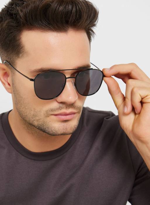 عینک آفتابی مردانه مشکی برند seventy five