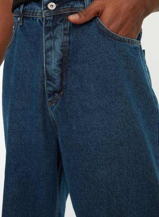 شلوار جین مردانه ترندیول آبی تیره مدل 7291