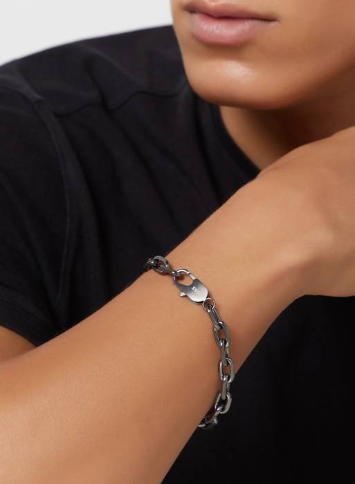 دستبند مردانه باس براق مدل 7916