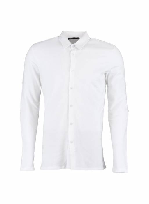پیراهن اسلیم فیت مردانه ترندیول سفید مدل 8078