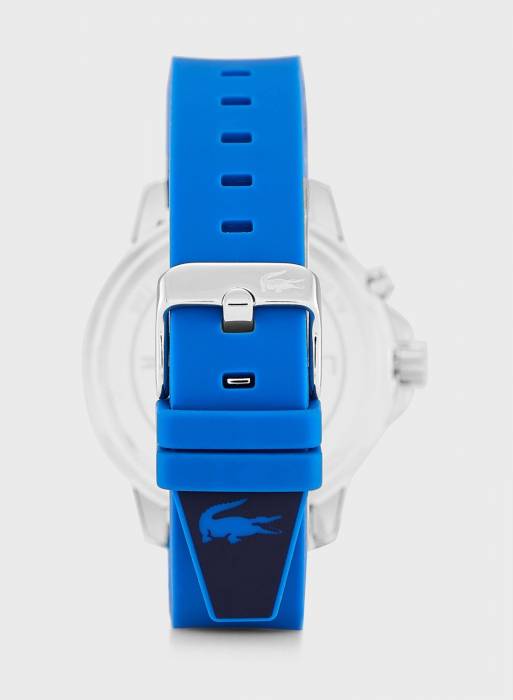 ساعت مردانه لاکوست نقره ای آبی مدل 8293