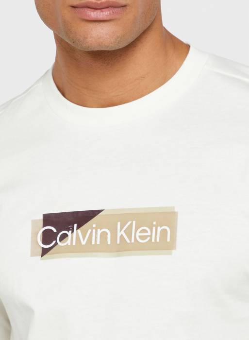 تیشرت مردانه کلوین کلاین طوسی خاکستری مدل 8408