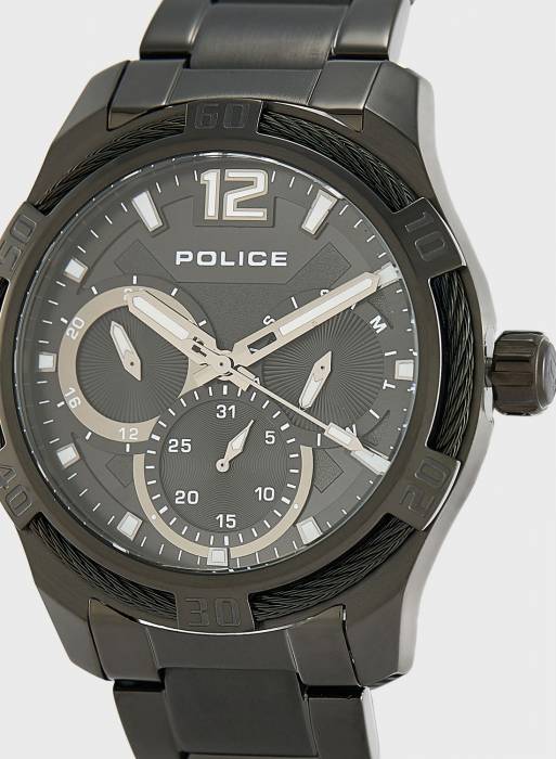 ساعت مردانه پلیس مشکی مدل 9411