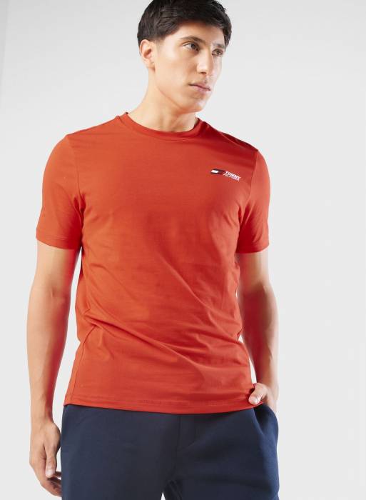 تیشرت مردانه تامی هیلفیگر نارنجی مدل 9539