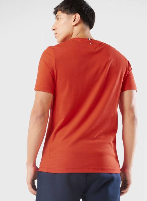 تیشرت مردانه تامی هیلفیگر نارنجی مدل 9539