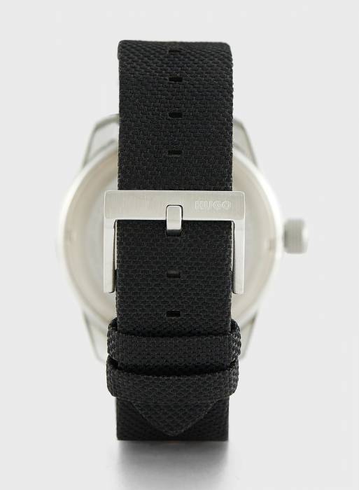 ساعت مردانه هوگو نقره ای مشکی مدل 9701