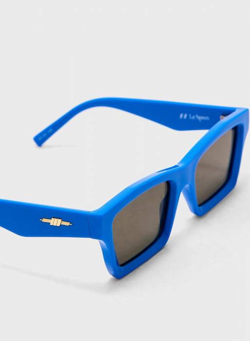 عینک آفتابی زنانه آبی برند le specs