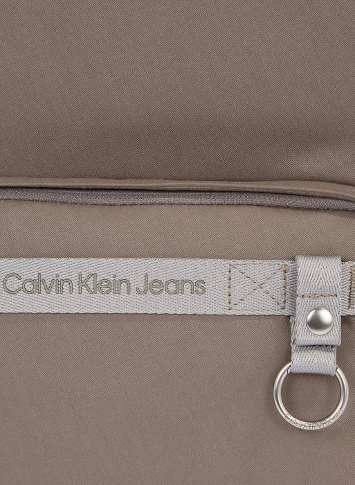 کیف کوله پشتی جین مردانه کلوین کلاین طوسی خاکستری مدل 0331