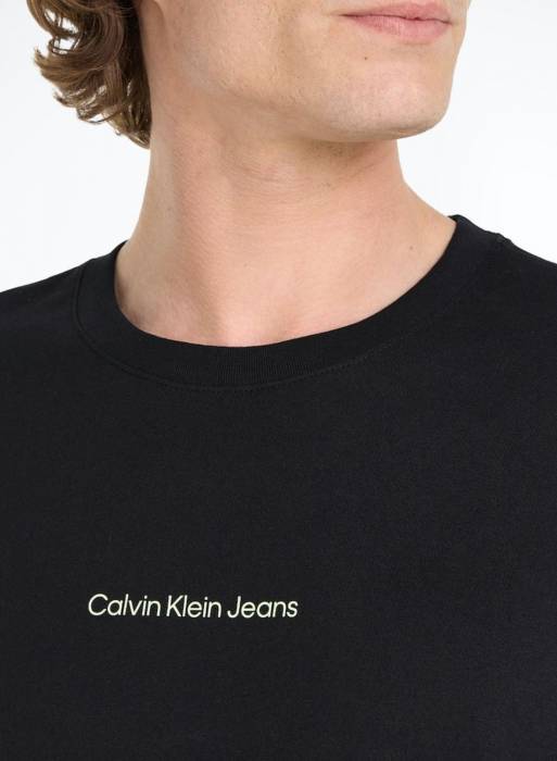 تیشرت جین مردانه کلوین کلاین مشکی مدل 0591