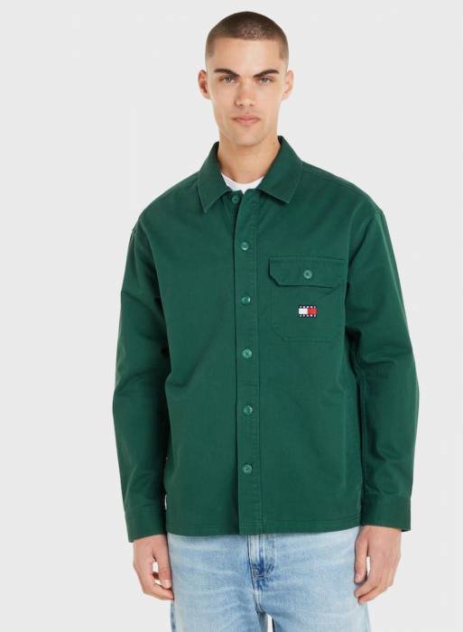 پیراهن جین مردانه تامی هیلفیگر سبز
