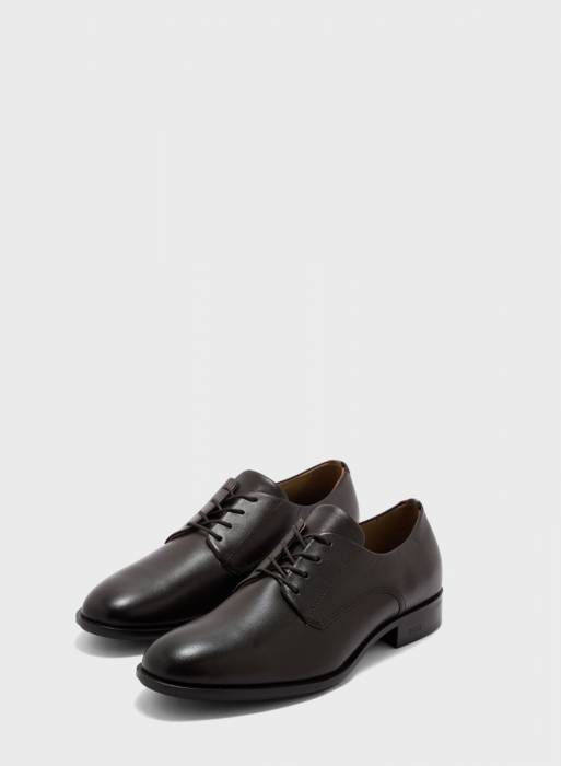 کفش رسمی مردانه باس قهوه ای مدل 0677