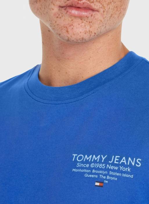 تیشرت جین مردانه تامی هیلفیگر آبی