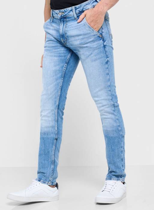 شلوار جین مردانه گس آبی مدل 1026