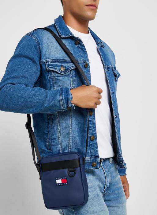کیف مردانه تامی هیلفیگر آبی مدل 1470