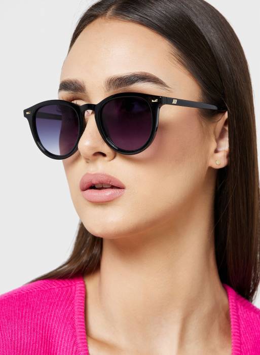 عینک آفتابی زنانه مشکی برند le specs